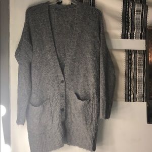 Aerie distressed oversized cardigan!